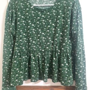 ASOS Wednesdays Girl peplum top